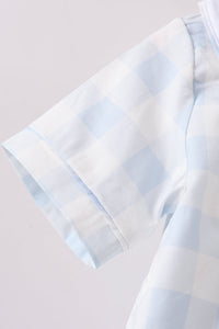 Gingham Shorts Set