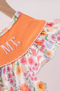 Jesus Loves me Embroidered Floral Bubble