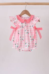Pink Floral Ruffle Bubble