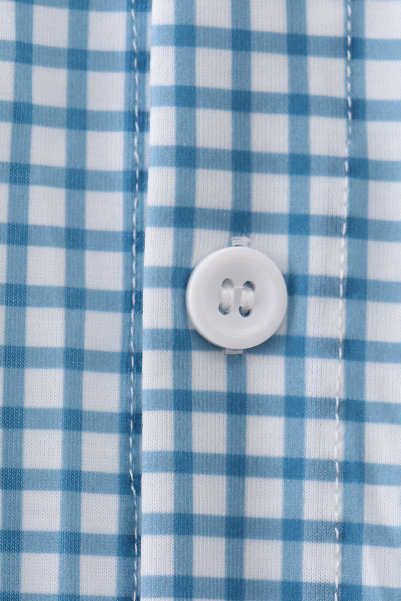 Grid Dad Button Down Shirt