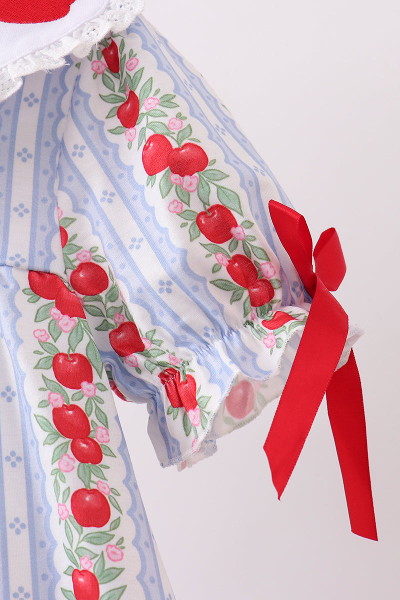 Apple Embroidered Bloomer Set