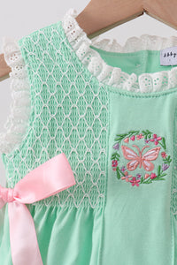 Butterfly Smocked Lace Bubble