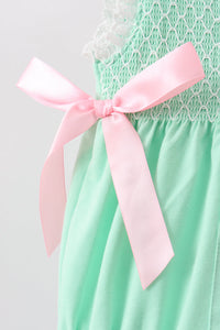 Butterfly Smocked Lace Bubble