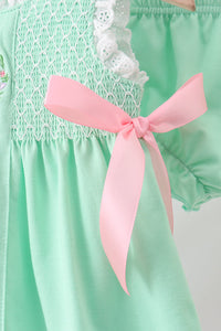 Butterfly Smocked Bloomer Set