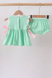 Butterfly Smocked Bloomer Set