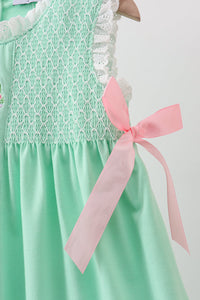 Butterfly Smocked Ruffle Shorts Set