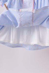 Whale Smocked Seersucker Shorts Set
