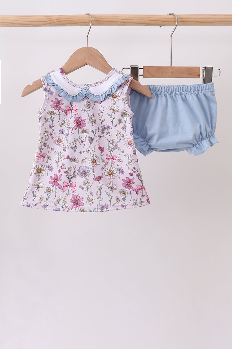 Garden Ruffle Bloomer Set