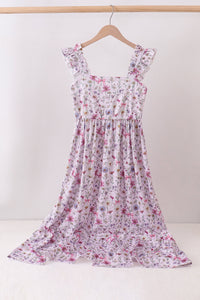 Garden Ruffle Mom Dress