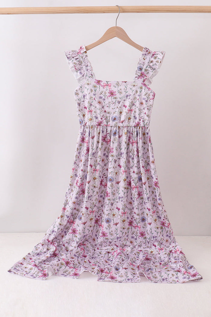 Garden Ruffle Mom Dress