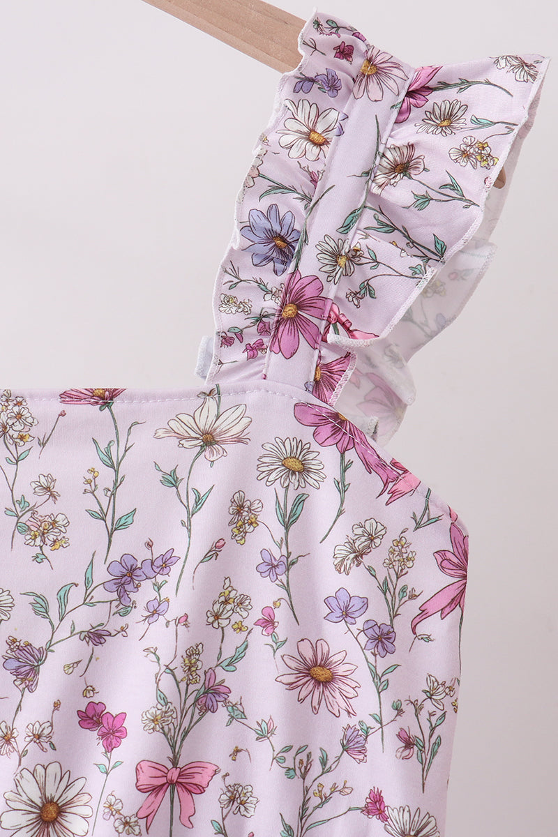 Garden Ruffle Mom Dress