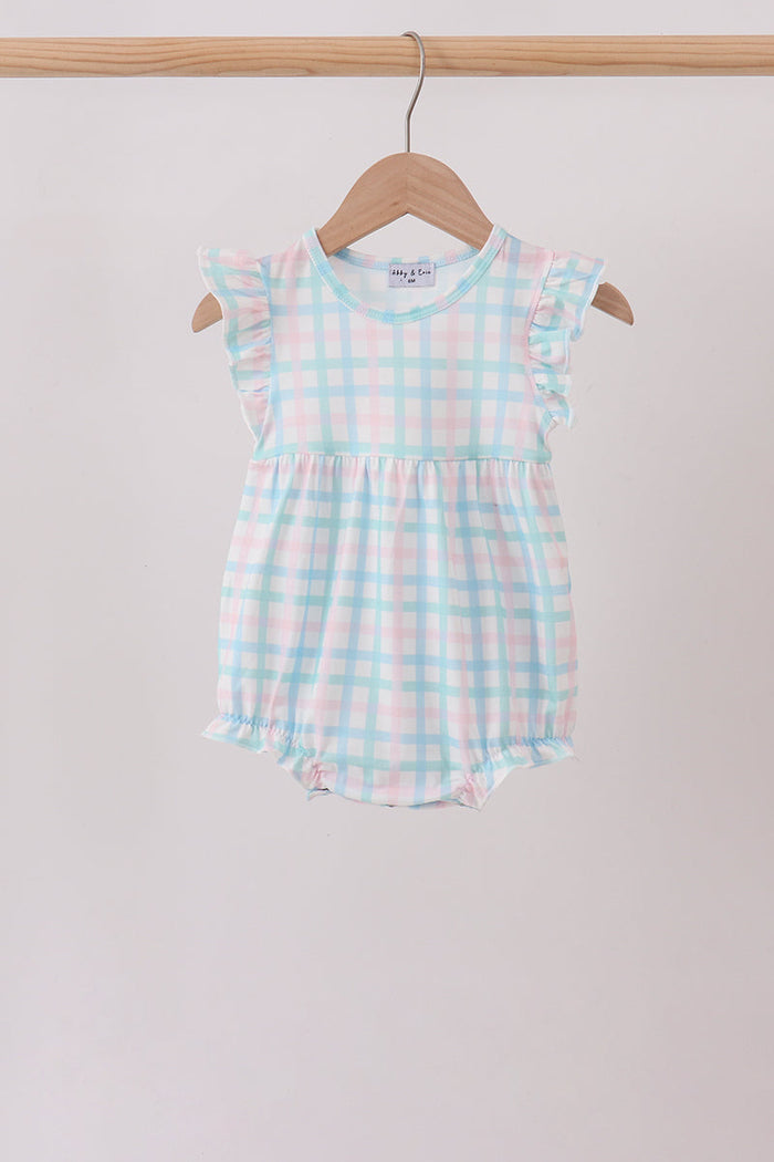 Plaid Ruffle Bubble