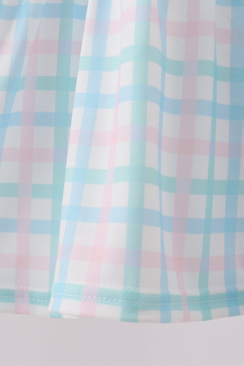 Plaid Ruffle Bloomer Set