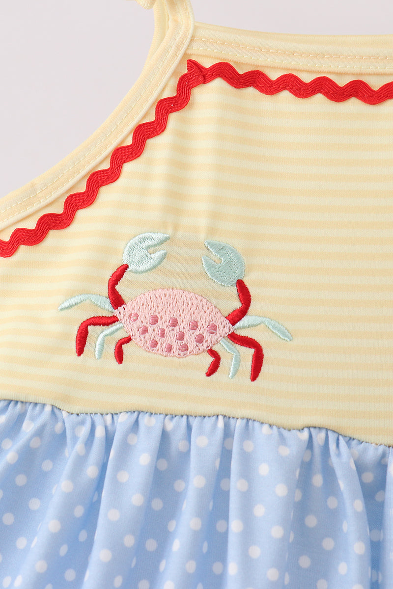 Crab Applique Bloomer Set