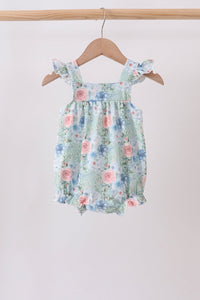 Floral Smocked Bubble