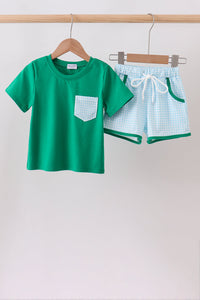 Grid Pocket shorts set