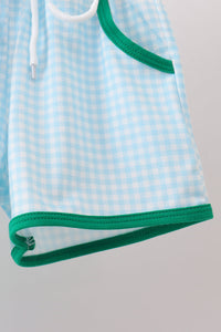 Grid Pocket shorts set