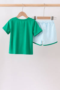 Grid Pocket shorts set