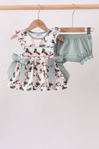 Mallard French Knot Bloomer Set