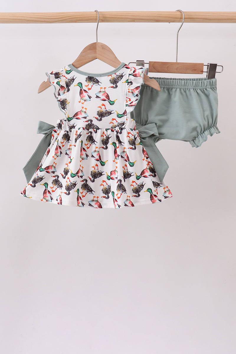 Mallard French Knot Bloomer Set