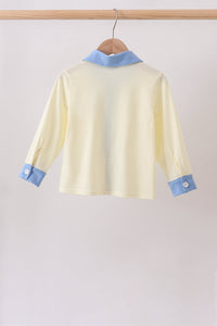 Cream button down shirt