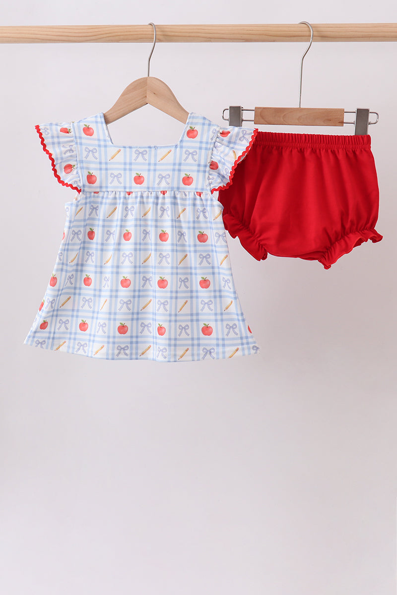 Apple Print Bloomer Set