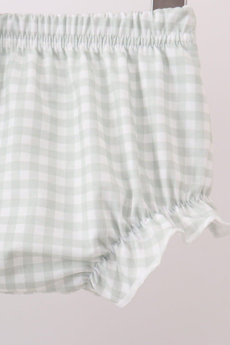 Sunflower Applique Ruffle Bloomer Set
