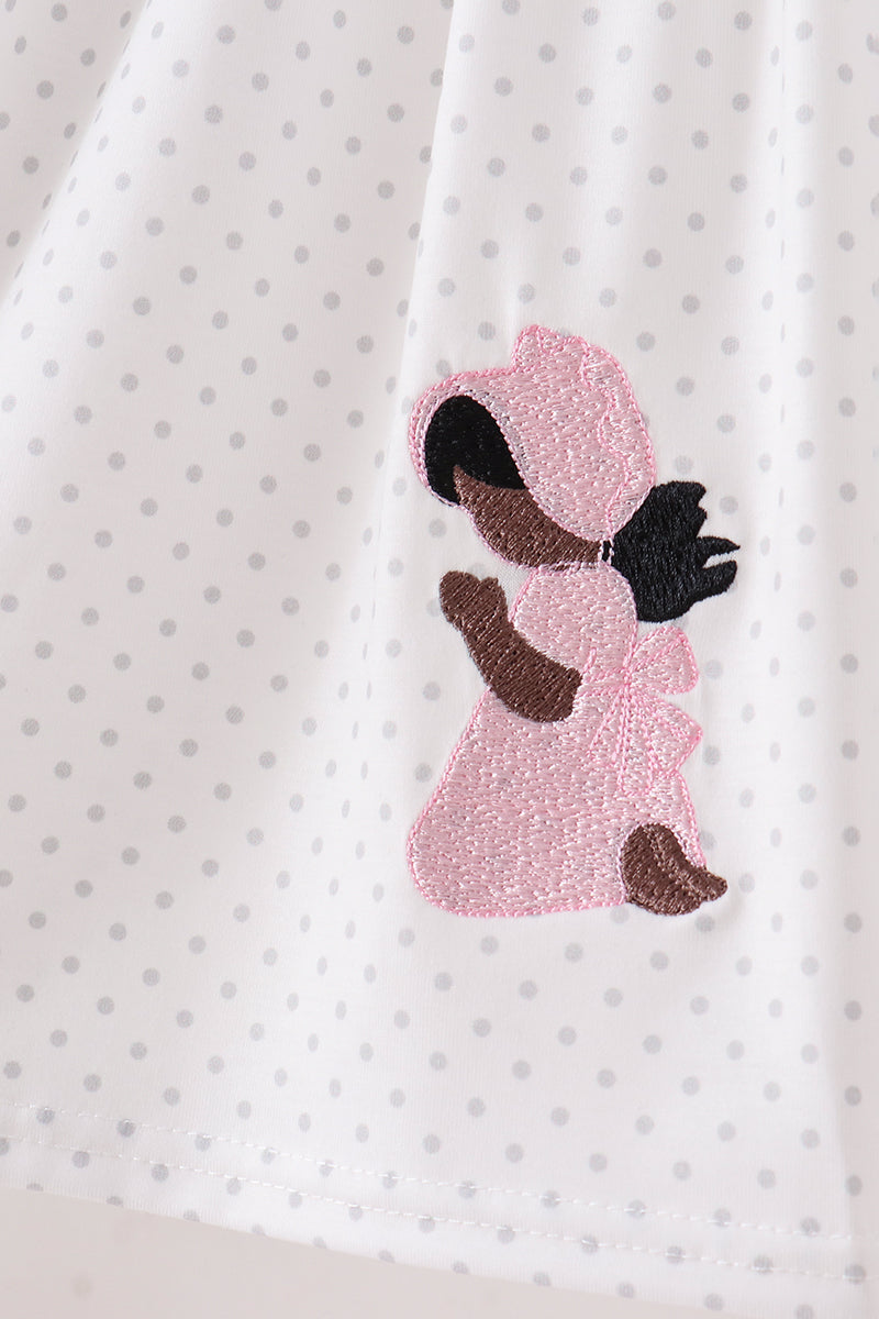 Prayer Embroidery Dress