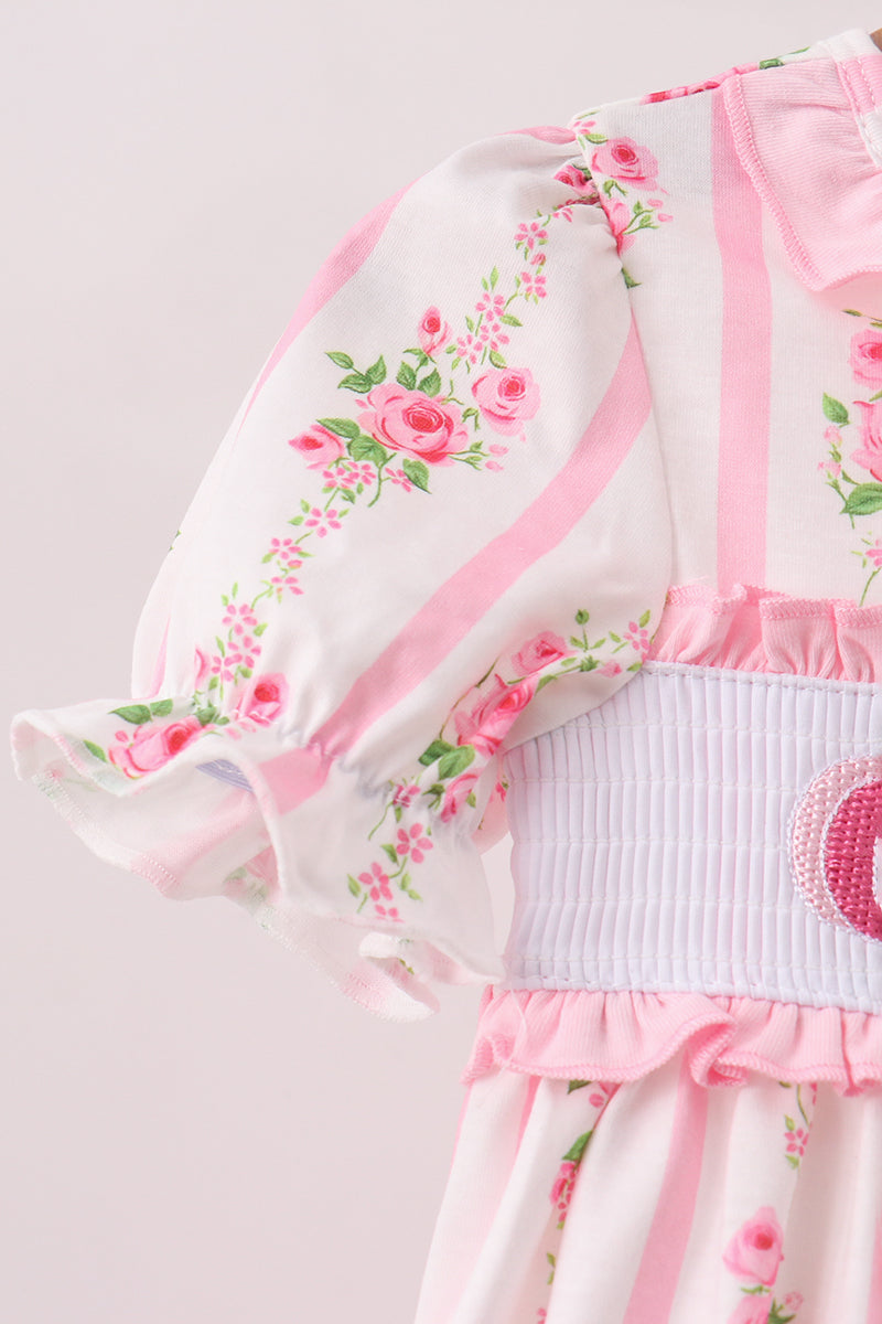 Pumpkin Embroidery Ruffle Bloomer Set