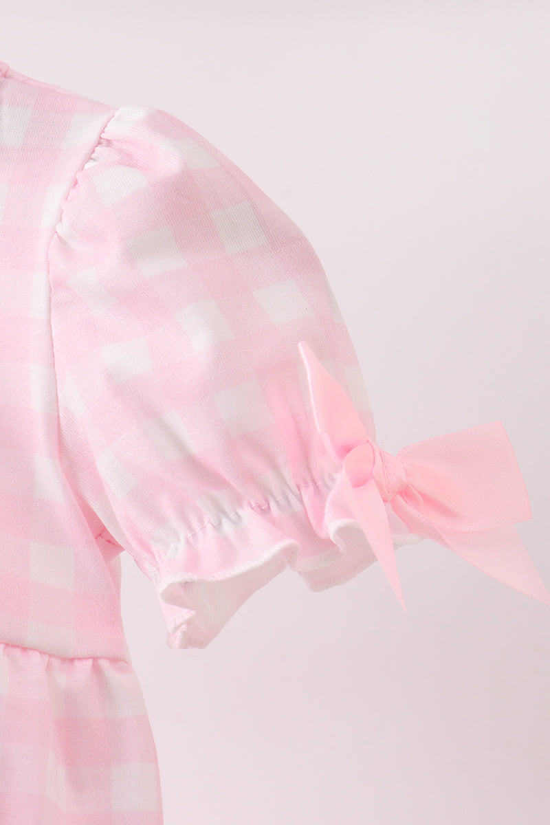 Mallard Applique Gingham Bubble