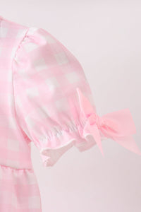 Mallard Applique Gingham Bubble
