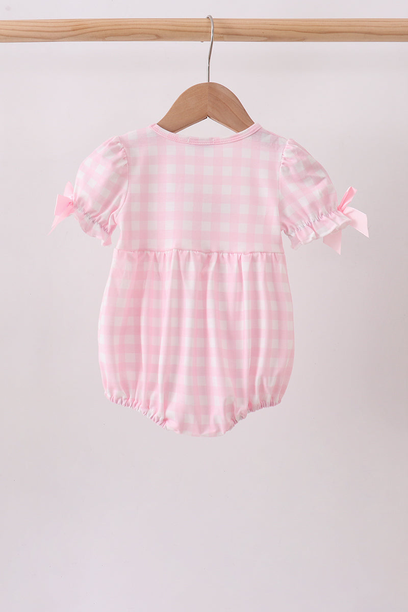 Mallard Applique Gingham Bubble