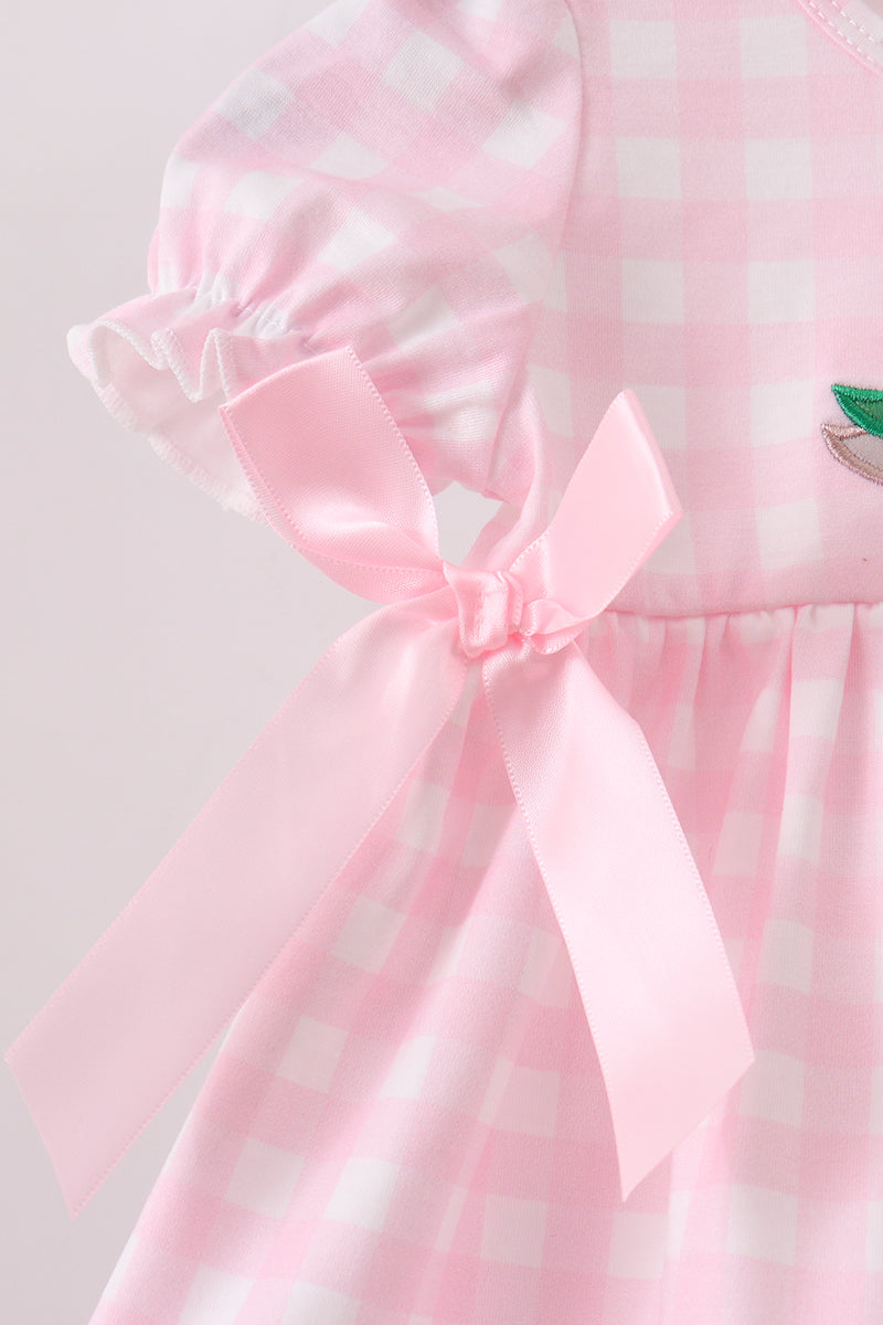 Mallard Applique Gingham Bloomer Set