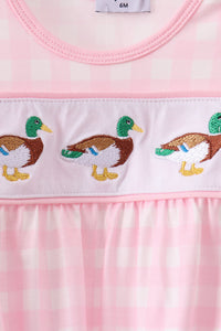 Mallard Embroidery Gown