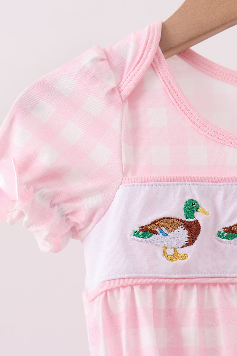 Mallard Embroidery Gown