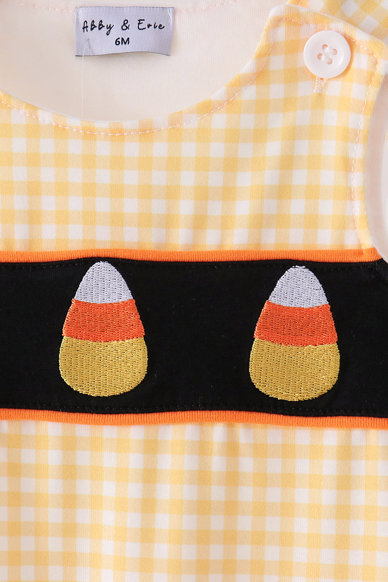 Candy Embroidery Gingham Jon Jon