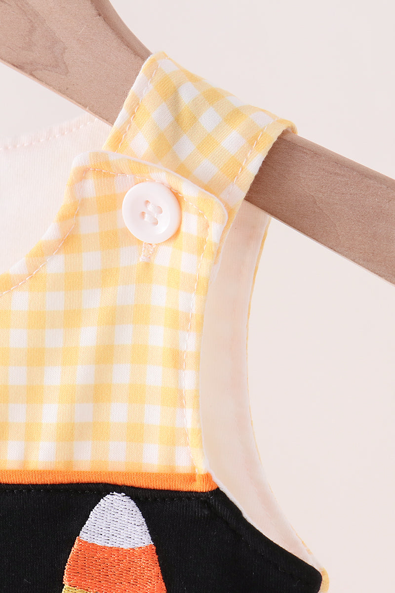 Candy Embroidery Gingham Jon Jon