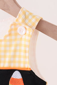 Candy Embroidery Gingham Jon Jon