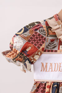 Made to Worship Embroidery Bloomer Set