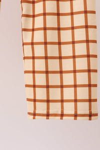 Made to Worship Embroidery Grid Pants Set