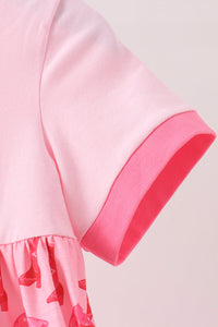 Cowgirl Boots Embroidery Dress