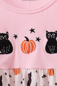 Cat Embroidery Dress