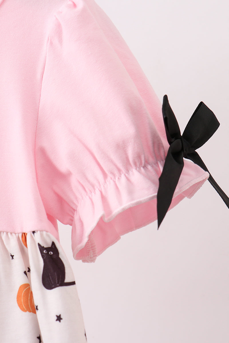Cat Embroidery Dress