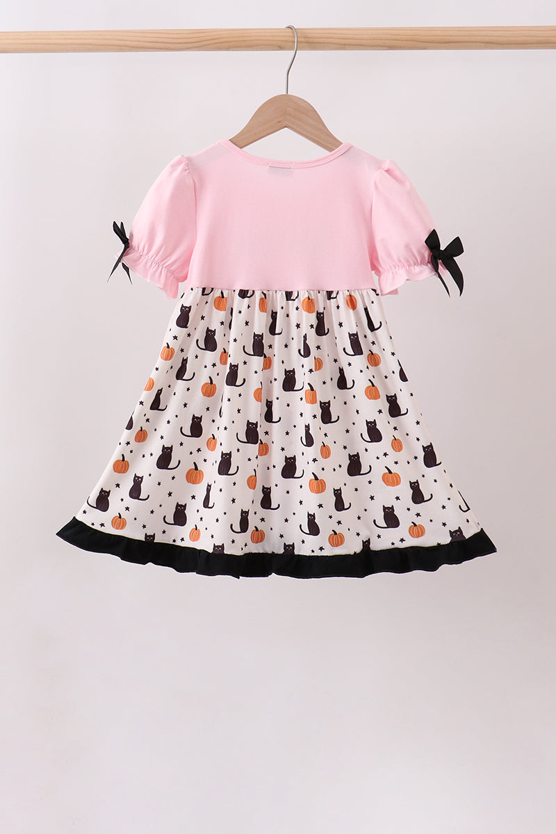 Cat Embroidery Dress