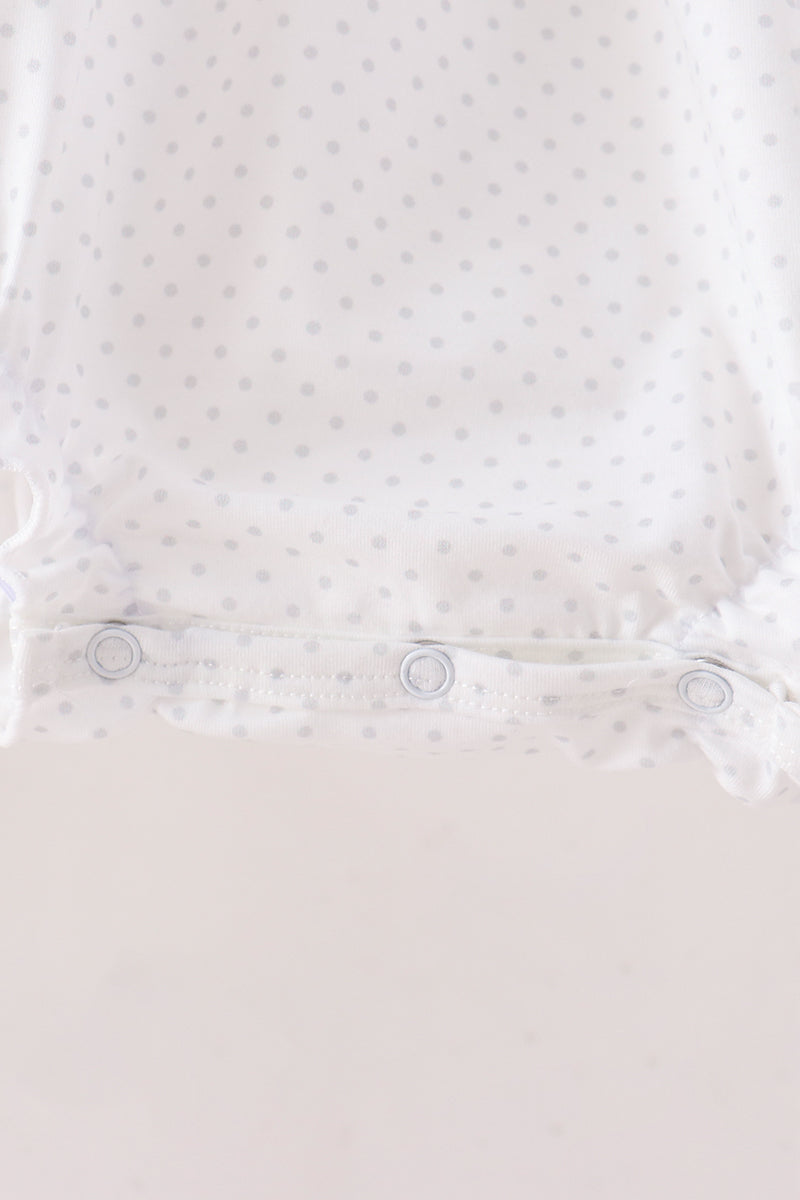 Pumpkin Bow Embroidery Bubble