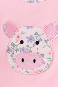 Piggy Applique Bloomer Set