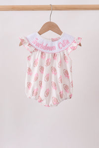 Touchdown Smocked Ruffle Bubble