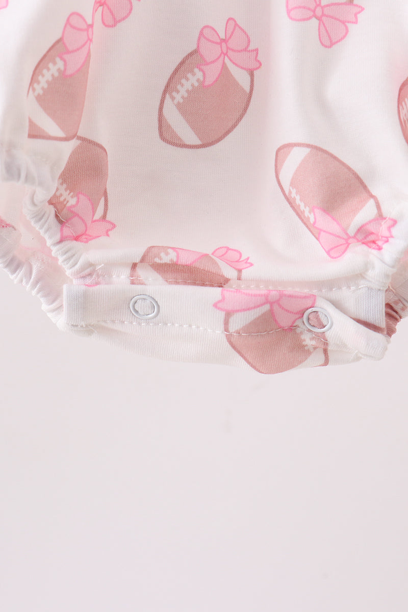 Touchdown Smocked Ruffle Bubble