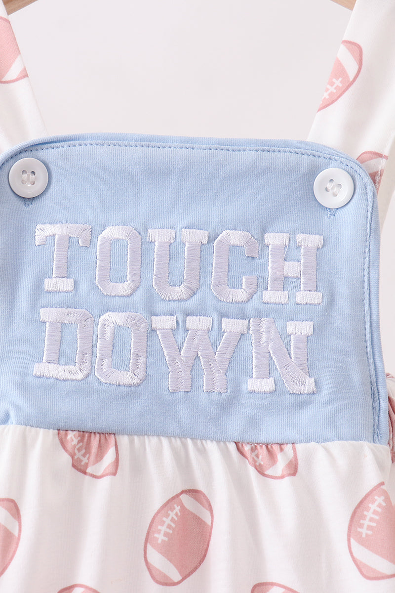 Touchdown Embroidery Football Bubble