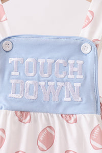 Touchdown Embroidery Football Bubble